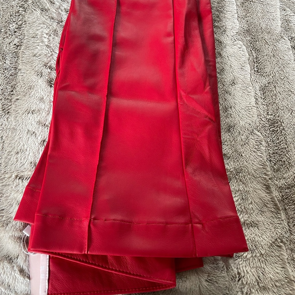 Revice Denim Venus x Mars Red Leather Pants - Picture 8 of 14